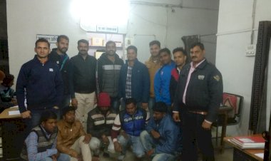 ₹12000 रुपयो पर जीत हार का दाव लगाते जुआरी, धर्मटेकरी  चौकी और क्राइम ब्रांच छिंदवाड़ा  ने की संयुक्त कार्यवाही