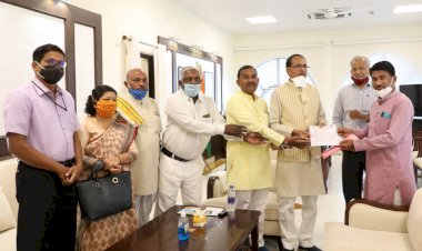 मुख्यमंत्री श्री चौहान से जनजाति सुरक्षा मंच के प्रतिनिधि मंडल ने भेंट की