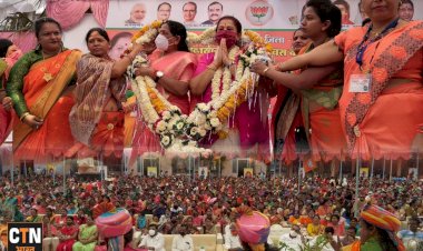 अंतरराष्ट्रीय महिला दिवस के अवसर पर पूर्व मंत्री अर्चना चिटनीस और महिला मोर्चा प्रदेशाध्य्क्ष माया नारोलिया का हुआ भव्य स्वागत