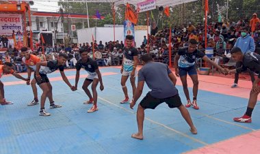 जिला स्तरीय कबड्डी में हुये रोमांचक मुकाबले, 11 जनवरी से प्रारंभ होगी अखिल भारतीय स्पर्धा