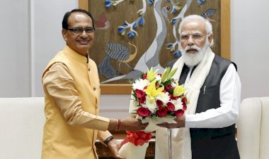 प्रधानमंत्री श्री मोदी से मुख्यमंत्री श्री चौहान ने प्रदेश में हुई अतिवृष्टि और बाढ़ की स्थिति के संबंध में की चर्चा