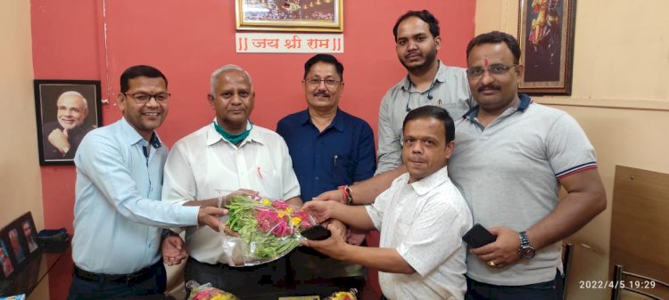 डॉक्टर गगन कोल्हे को मध्य प्रदेश भारतीय रेडक्रॉस सोसायटी के अध्यक्ष नियुक्त होने पर बधाई दी गई