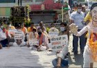 मंत्री इमरती देवी पर टिप्पणी मामले में भाजपा का मौन प्रदर्शन, नेता बोले- माफी मांगे कमलनाथ