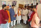 भाजपा स्थापना दिवस पर पार्टी की निव रखने वालों वरिष्ट कार्यकर्ताओं एवं वरिष्ठजनों का युवामोर्चा ने किया सम्मान...