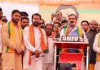 भाजपा छिंदवाड़ा विधानसभा प्रत्याशी विवेक बंटी साहू की नामांकन रैली में उमड़ा जनसैलाव:डॉ. नरोत्तम मिश्रा ने नामांकन रैली को किया संबोधित