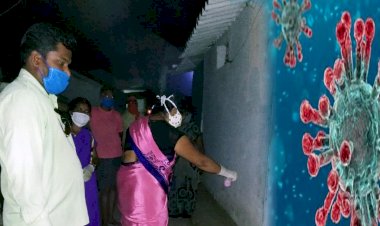 छिंदवाड़ा को लगने लगा है अब इंदौर से भय ...ग्राम वासियों ने मिलकर किया ट्रक क्लीनर के घर को सेनेटाइज.....