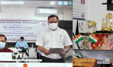 राज्यपाल पंजाब विश्वविद्यालय चंडीगढ़ द्वारा ‘राष्ट्रीय शिक्षा नीति’ विषय पर आयोजित वेबिनार में शामिल हुई