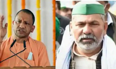 उत्तरप्रदेश चुनाव ! राकेश टिकैत ने जनता से की योगी आदित्यनाथ को जिताने की अपील 