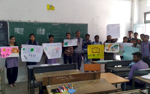 राष्ट्रीय मतदाता दिवस के उपलक्ष्य में जिला स्तरीय प्रतियोगिता संपन्न