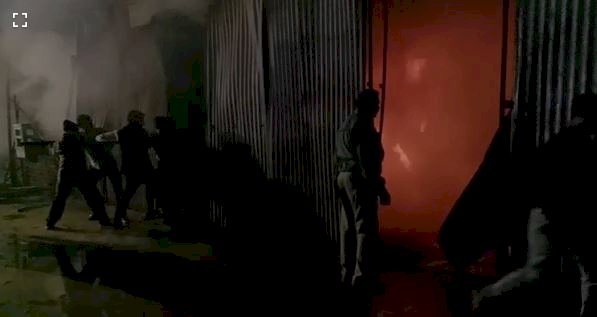 शादी समारोह के दौरान मैरिज गार्डन में लगी भीषण आग