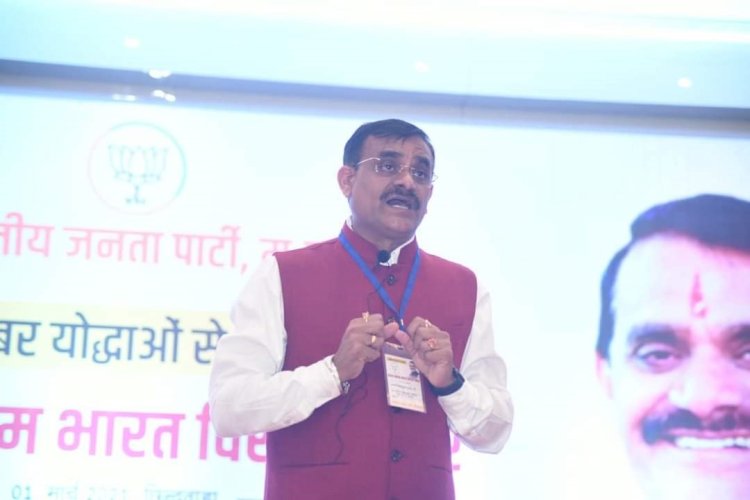 भाजपा प्रदेशाध्यक्ष वीडी शर्मा के नगर आगमन पर छिंदवाड़ा में जाने कहा किसने किया स्वागत