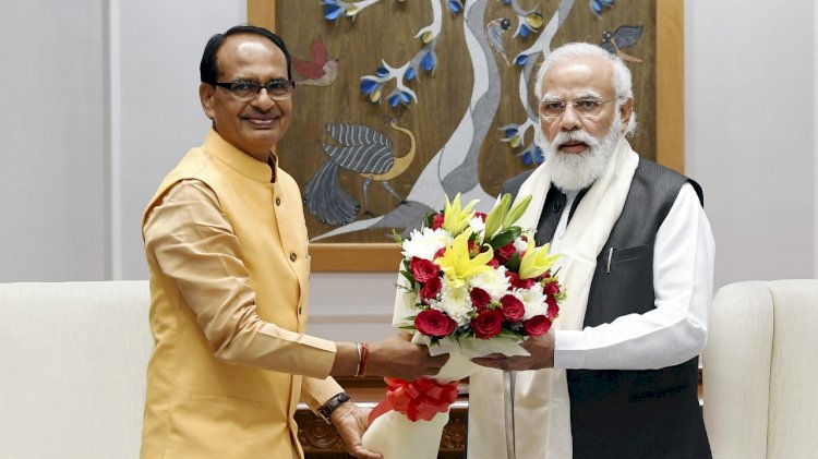 प्रधानमंत्री श्री मोदी से मुख्यमंत्री श्री चौहान ने प्रदेश में हुई अतिवृष्टि और बाढ़ की स्थिति के संबंध में की चर्चा